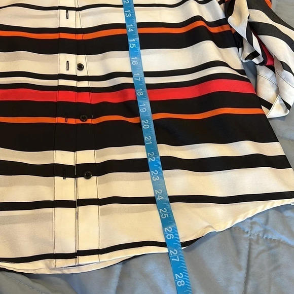 Calvin Klein sheer button down blouse size Small - Picture 10 of 10